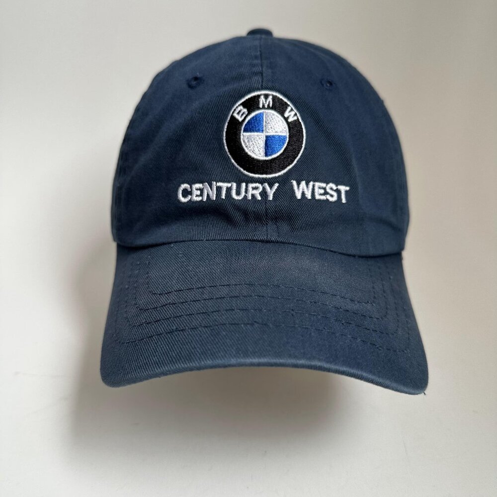 Century West Dealer Car Logo Dad Hat Adjustable Strap Back Cap Blue One Size